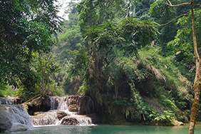 Waterfall in Laos
